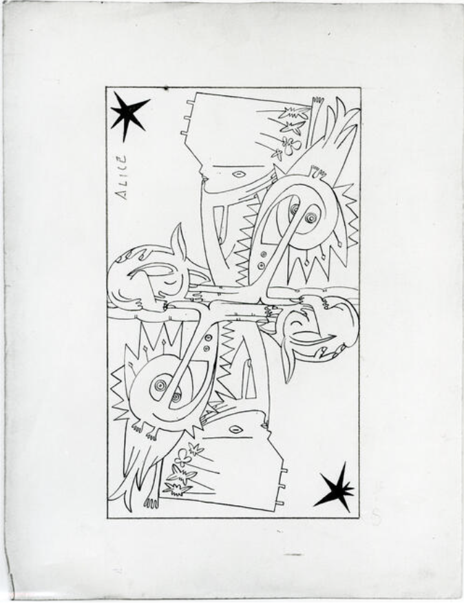 <i>Alicia, Sirena de ensueño — Estrella</i> del proyecto <i>Juego de Marsella</i> (1941).