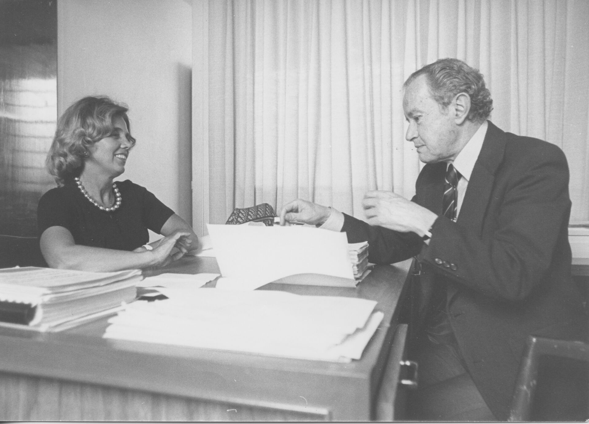 Juan Rulfo y Elena Poniatowska. Foto: Fundación Elena Poniatowska.