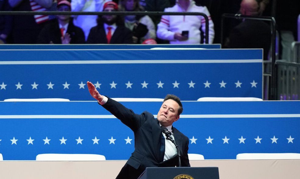 Elon Musk durante la investidura de Donald Trump. Foto: Reuters.
