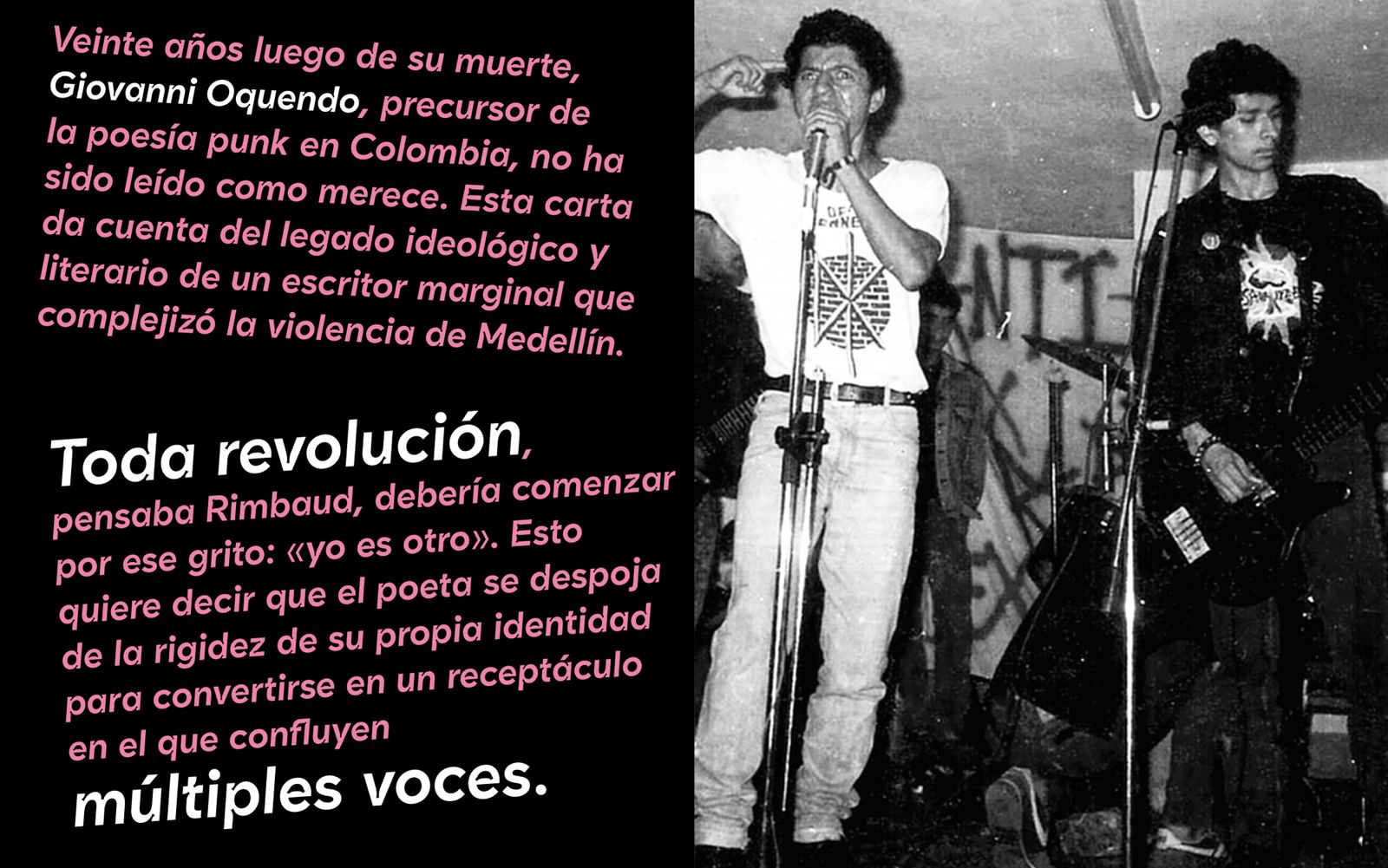 Imágenes extraídas del libro Manifiesto Punk Tercermundista y otras blasfemias, cortesía de La Valija de Fuego. Edición de Nicolás Consuegra.