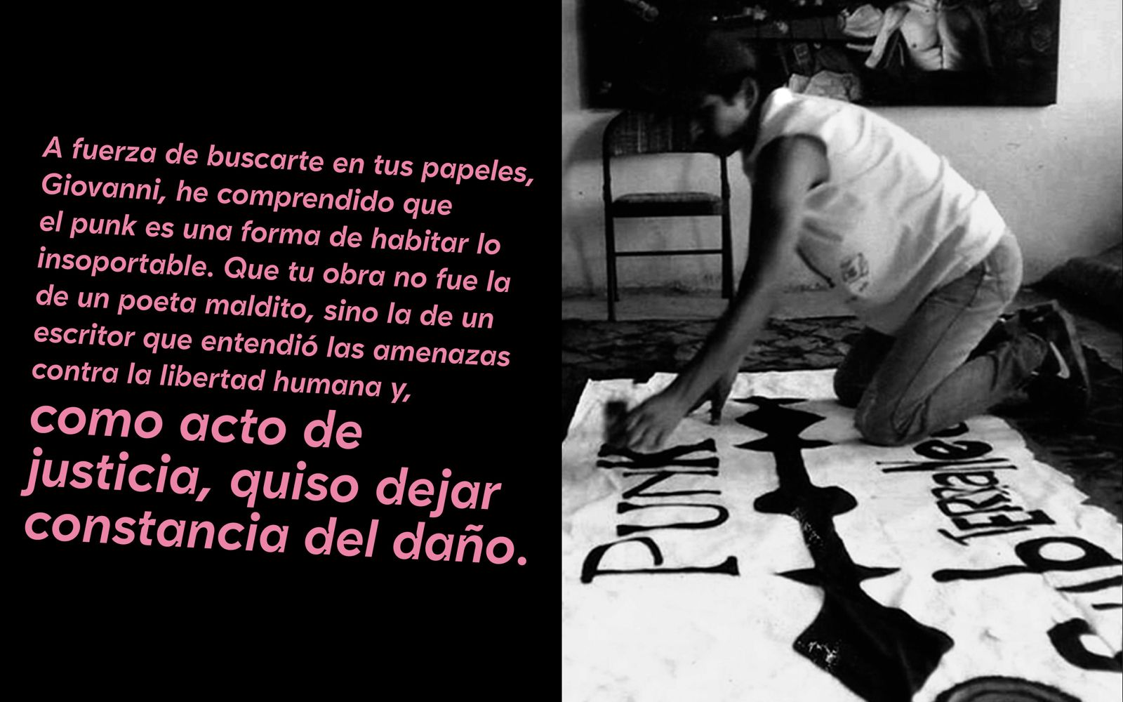 Imágenes extraídas del libro Manifiesto Punk Tercermundista y otras blasfemias, cortesía de La Valija de Fuego. Edición de Nicolás Consuegra.