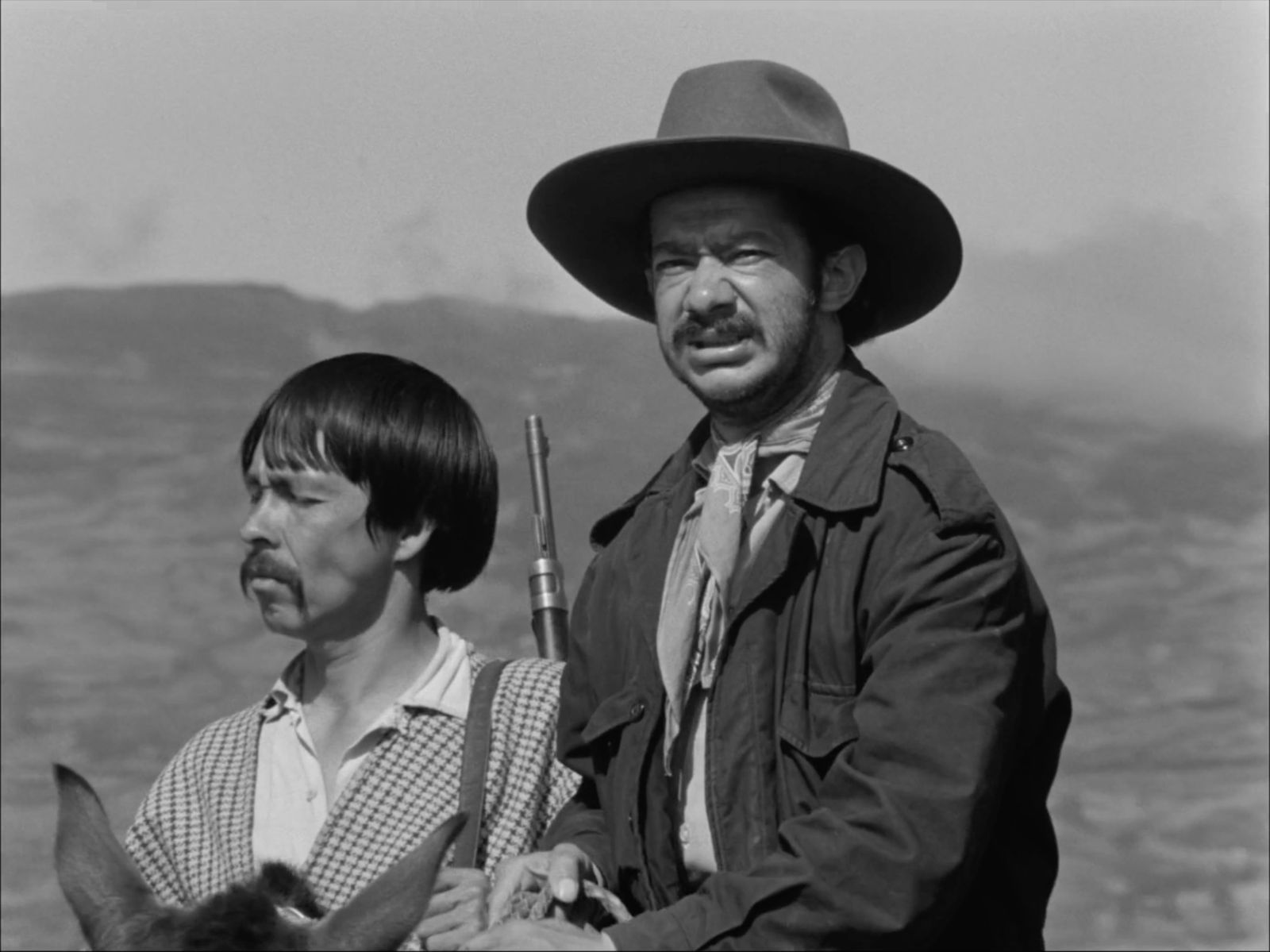 Fotograma de la reciente versión restaurada de Aquileo Venganza (1968) de Ciro Durán. Cortesía de Maleza Cine.