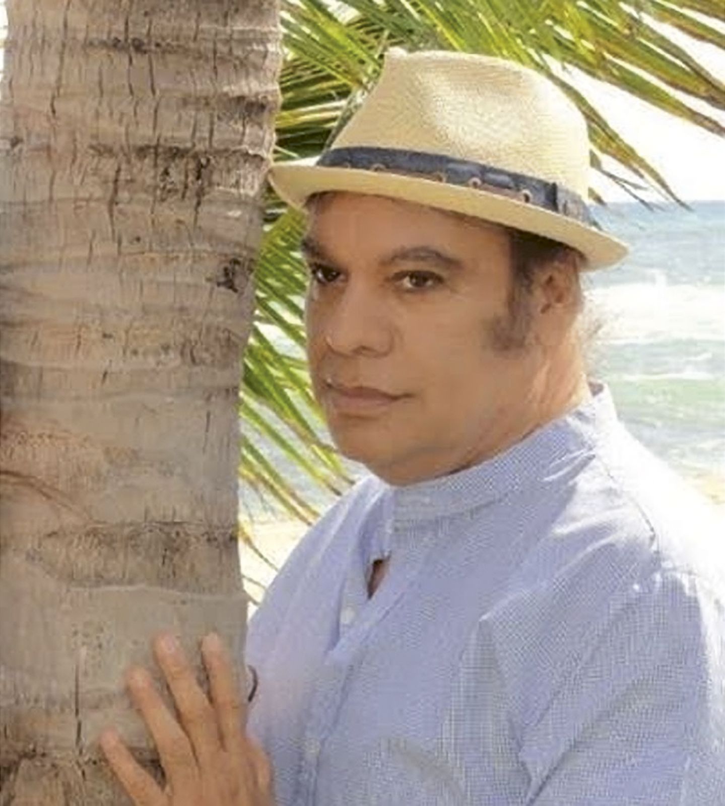 La figura de Juan Gabriel, «El Divo de Juárez», quedó para siempre inmortalizada como un meme. Como quien escucha tras la palmera lo que se cuenta, la imagen de «JuanGa» simboliza el chisme. La versión completa de la foto cuenta con la participación de Anahí, quien hacía de Mía Colucci en RBD. A pie de playa en Quintana Roo, México, estaban allí promocionando las versiones de Con tu amor y Déjame vivir en 2011.