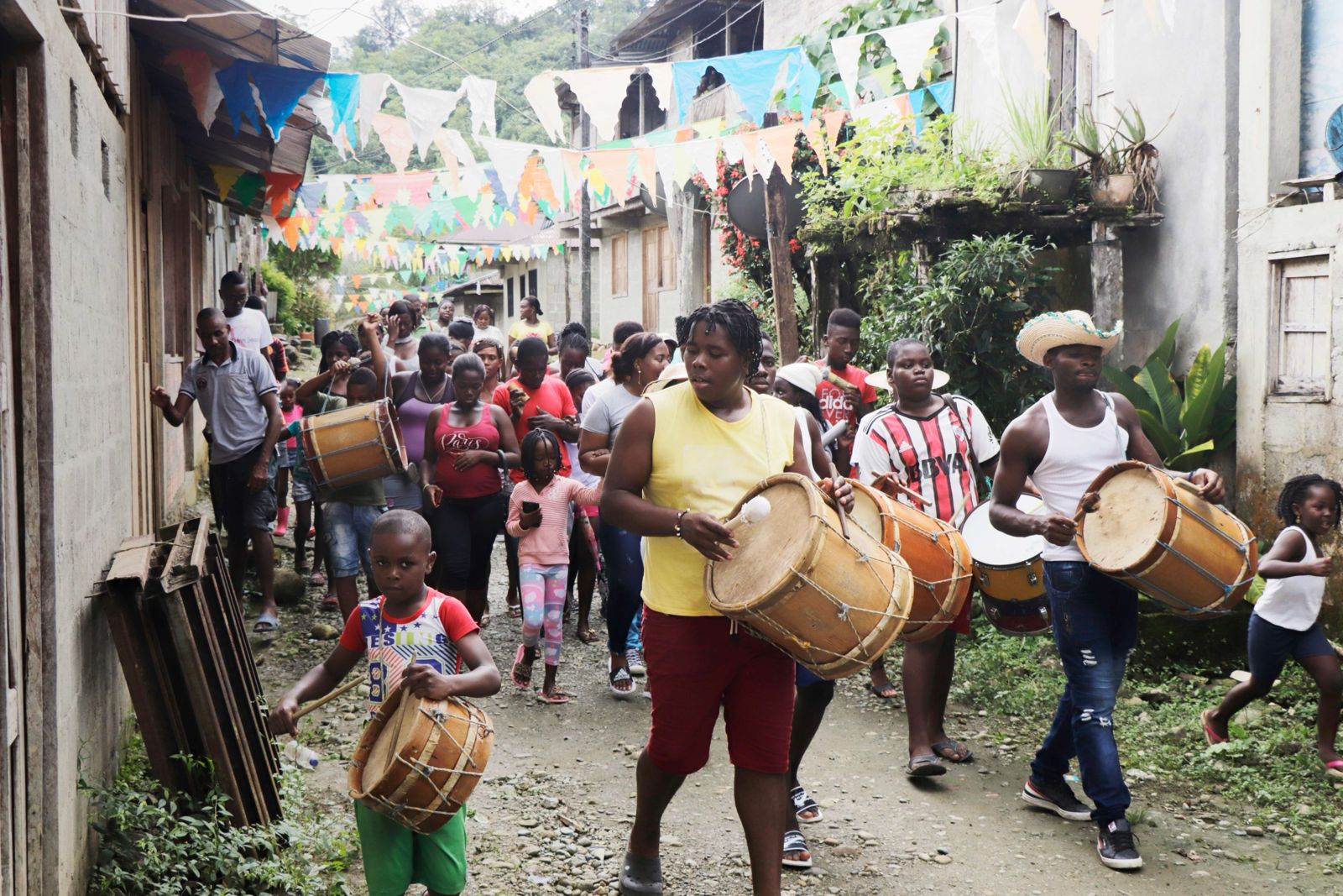 Arrullo por las calles. Foto cortesía del 47 SNA Kauka.
