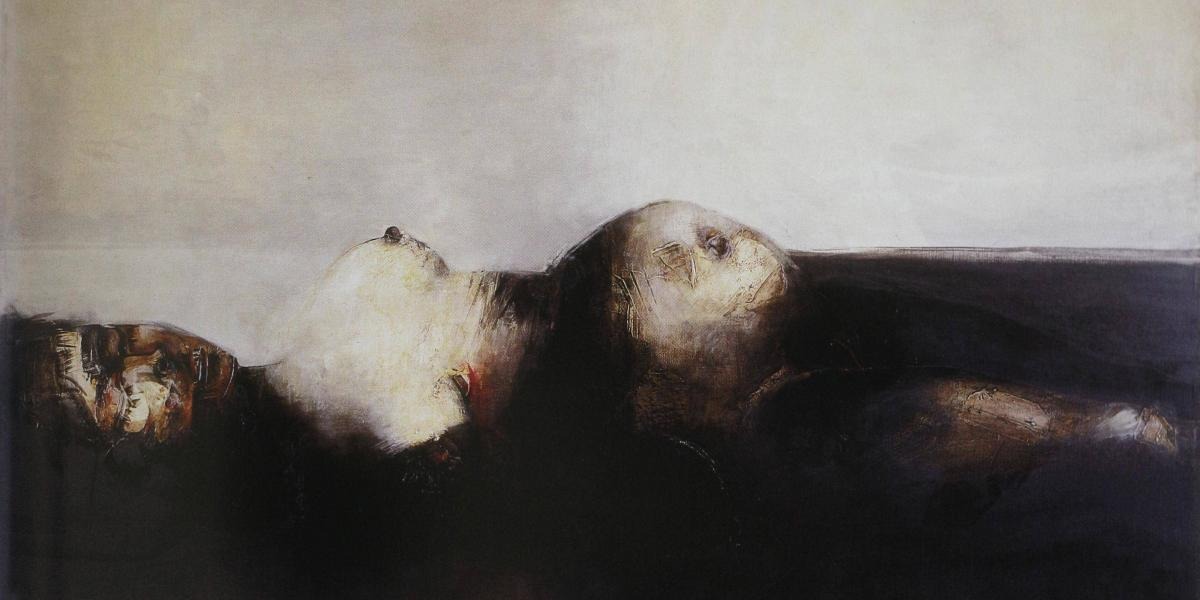 Violencia, el cuadro de Alejandro Obregón donde vemos el cuerpo yacente de una mujer —otro cadáver— es de 1962.