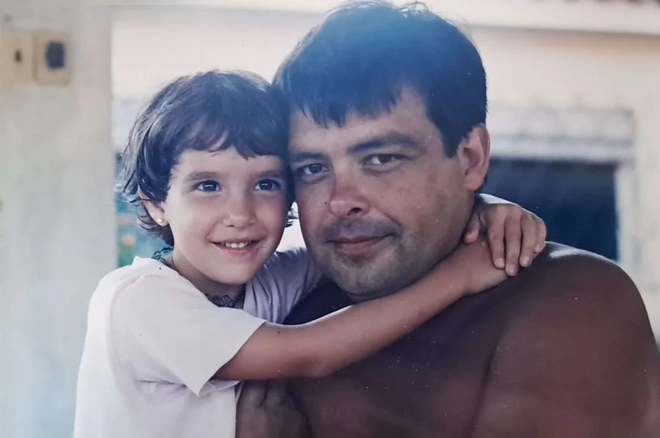 Florencia y Pablo Salgueiro. Foto del archivo de la familia Salgueiro.