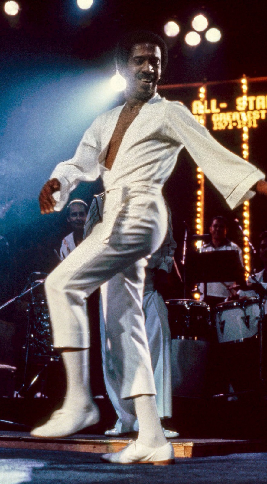 Roberto Roena durante una presentación en San Juan de Puerto Rico. Foto de Ralph Domínguez / Mediapunch.