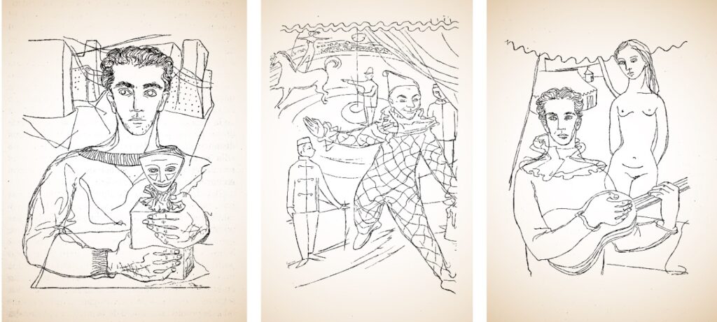 Dibujos de Cecilia Porras para el libro <i>Todos estábamos a la espera</i>, de Álvaro Cepeda Samudio.